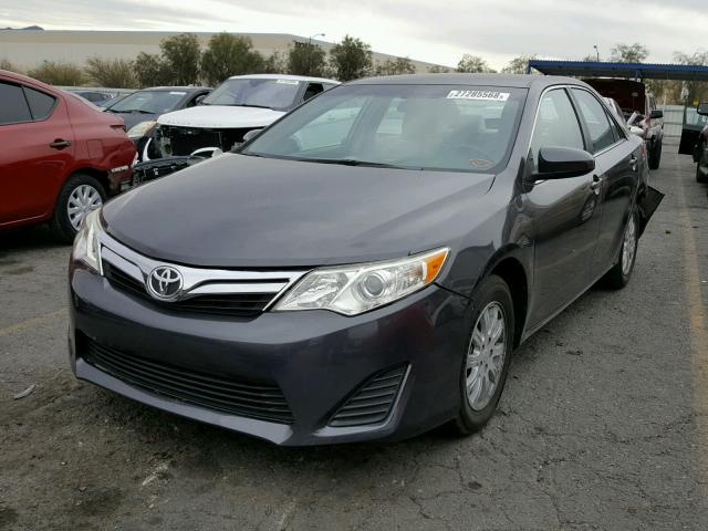 4T1BF1FK1EU380953 - 2014 TOYOTA CAMRY L CHARCOAL photo 2