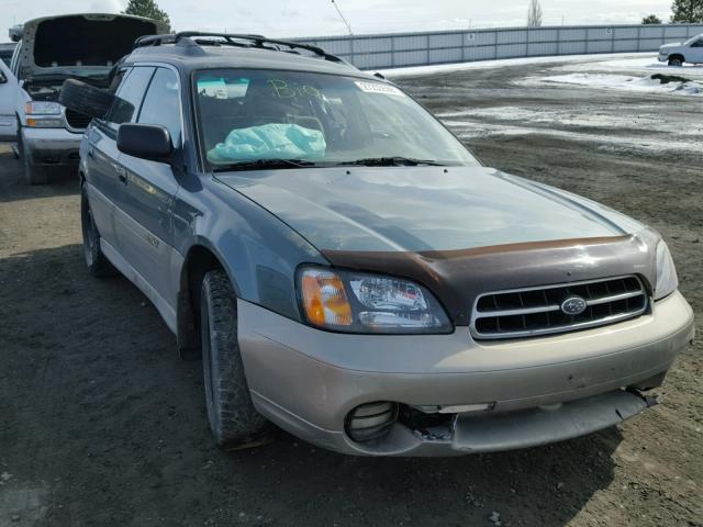 4S3BH665417621368 - 2001 SUBARU LEGACY OUT GREEN photo 1