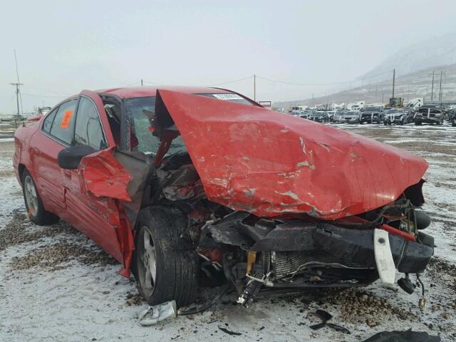 1G2NF52TX1M572636 - 2001 PONTIAC GRAND AM S წითელი ფოტო 1