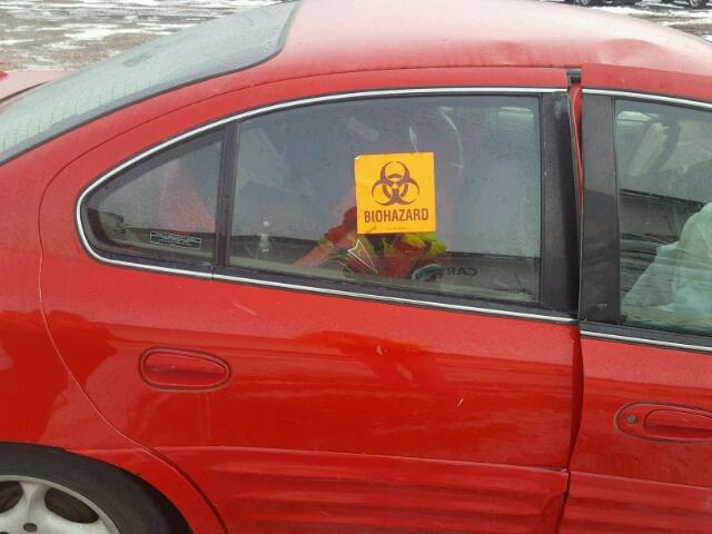 1G2NF52TX1M572636 - 2001 PONTIAC GRAND AM S წითელი ფოტო 6