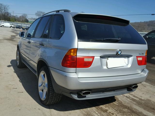 WBAFA53581LP23801 - 2001 BMW X5 3.0I SILVER photo 3