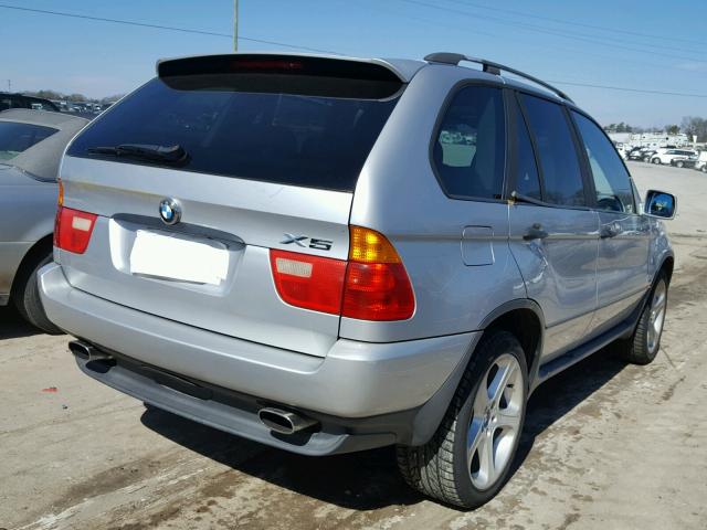 WBAFA53581LP23801 - 2001 BMW X5 3.0I SILVER photo 4