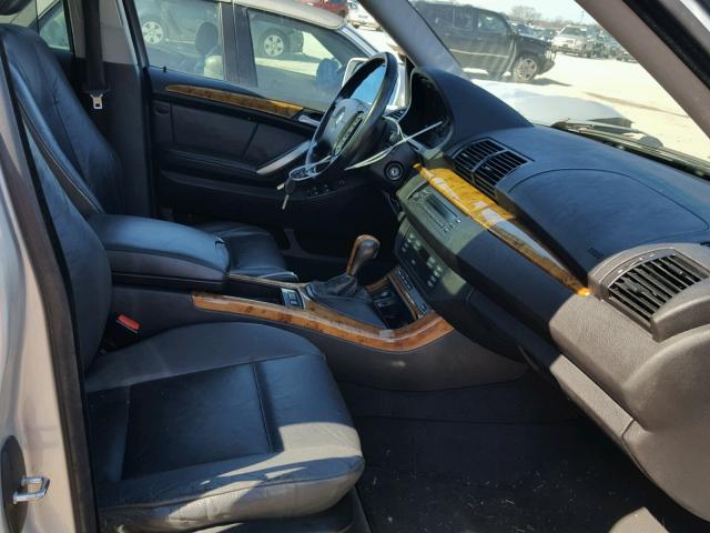 WBAFA53581LP23801 - 2001 BMW X5 3.0I SILVER photo 5