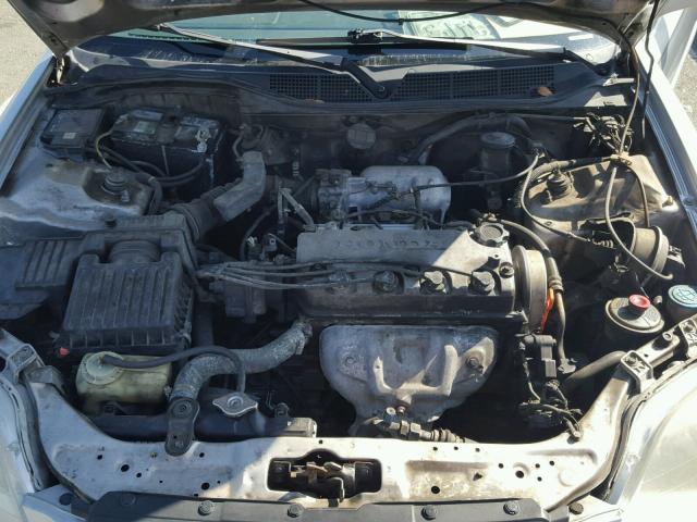 1HGEJ8240WL043098 - 1998 HONDA CIVIC EX SILVER photo 7