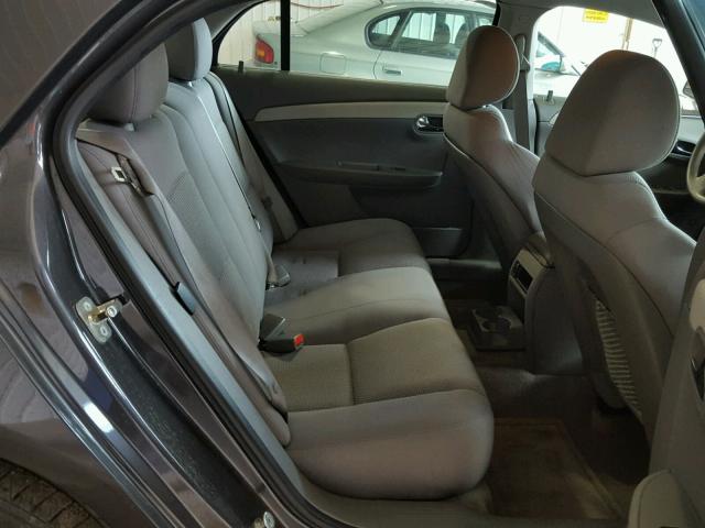 1G1ZB5E15BF261388 - 2011 CHEVROLET MALIBU LS ნაცრისფერი ფოტო 6