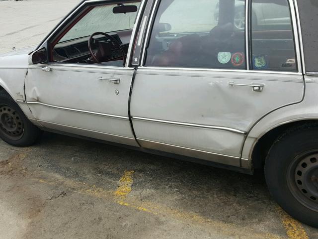 1G3CX69B0G4343748 - 1986 OLDSMOBILE 98 REGENCY SILVER photo 9