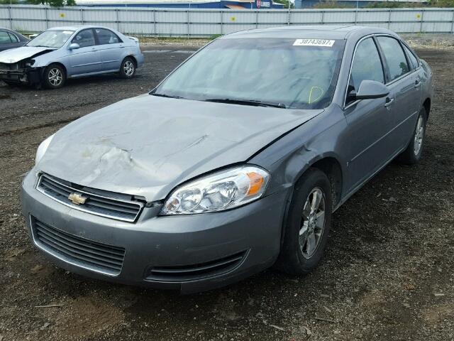 2G1WT58K069428632 - 2006 CHEVROLET IMPALA LT GRAY photo 2