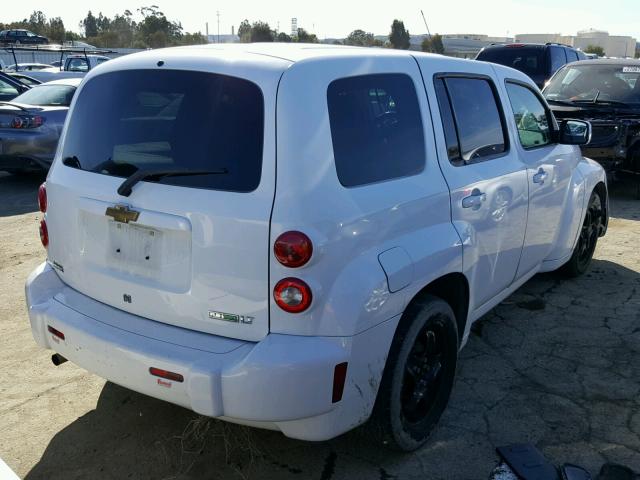 3GNBABFW0BS652178 - 2011 CHEVROLET HHR LT WHITE photo 4