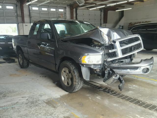 1D7HA18N84J220532 - 2004 DODGE RAM 1500 S GRAY photo 1