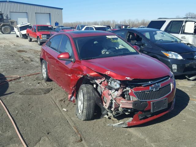 1G1PL5SC8C7352628 - 2012 CHEVROLET CRUZE LT RED photo 1