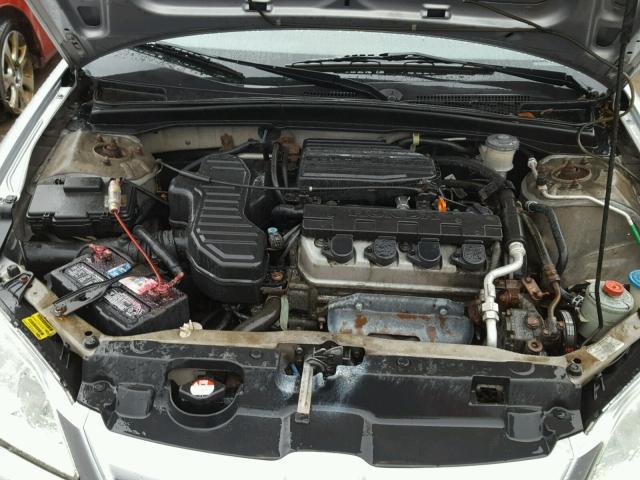 2HGES16375H598177 - 2005 HONDA CIVIC DX V SILVER photo 7