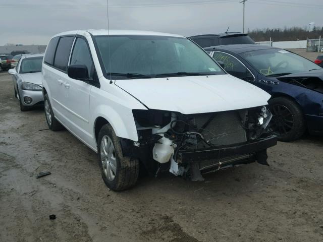 2C4RDGBG0ER105665 - 2014 DODGE GRAND CARA WHITE photo 1