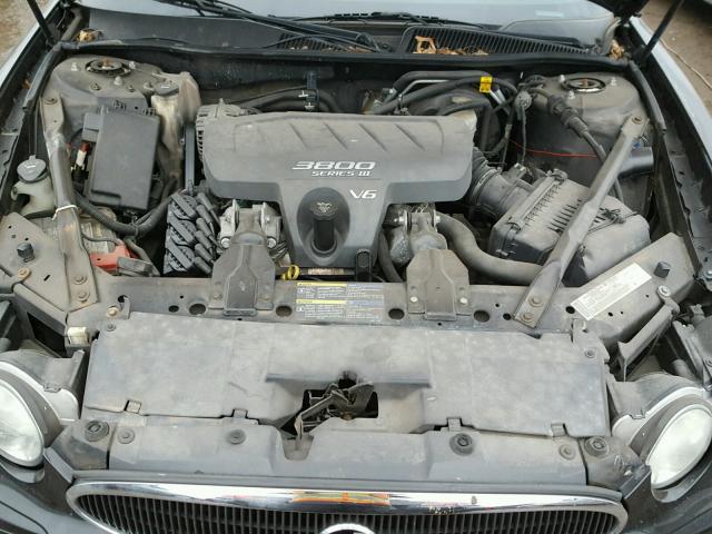 2G4WC532051290064 - 2005 BUICK LACROSSE C BLACK photo 7