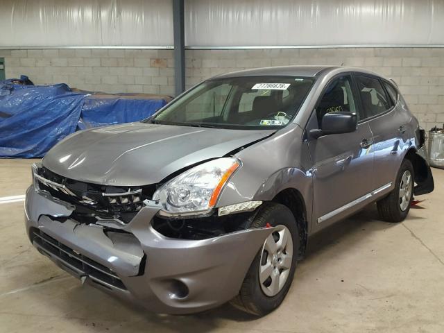 JN8AS5MV6DW654333 - 2013 NISSAN ROGUE S SILVER photo 2