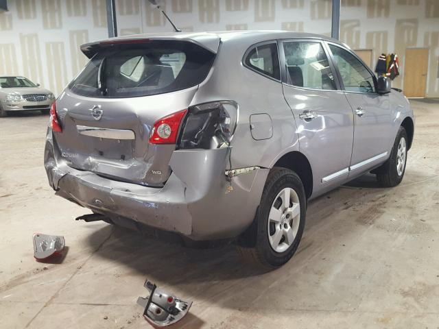 JN8AS5MV6DW654333 - 2013 NISSAN ROGUE S SILVER photo 4