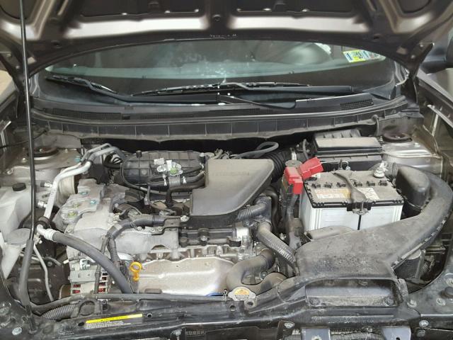 JN8AS5MV6DW654333 - 2013 NISSAN ROGUE S SILVER photo 7