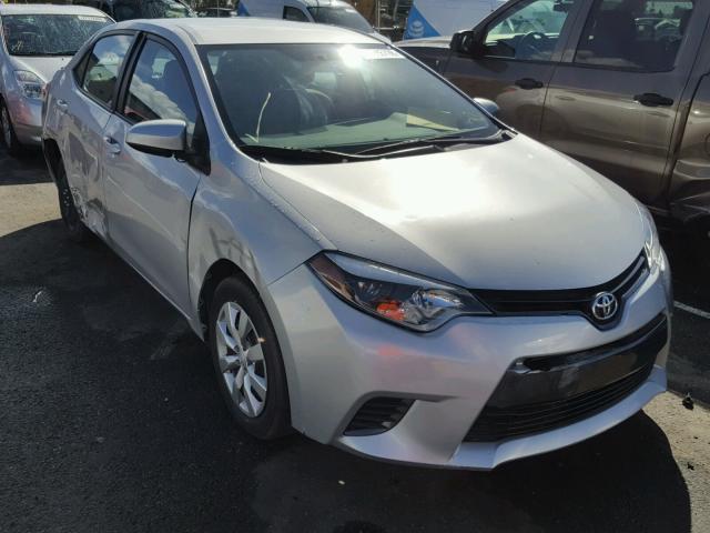 5YFBURHE7FP283898 - 2015 TOYOTA COROLLA L SILVER photo 1