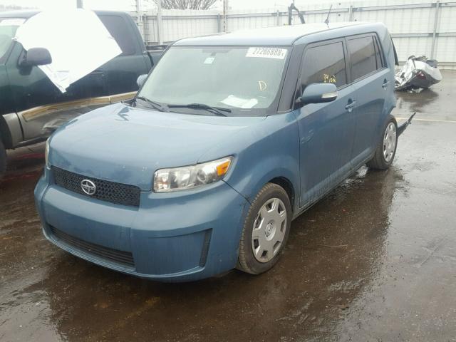 JTLKE50E281027794 - 2008 SCION XB BLUE photo 2