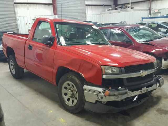 1GCEC14X35Z287072 - 2005 CHEVROLET SILVERADO RED photo 1