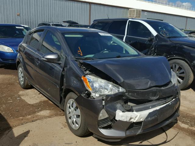 JTDKDTB31C1022836 - 2012 TOYOTA PRIUS C CHARCOAL photo 1