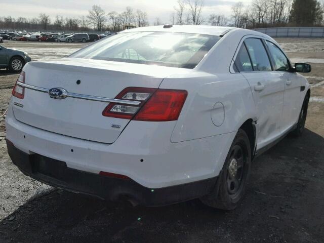 1FAHP2MK6EG185844 - 2014 FORD TAURUS POL WHITE photo 4