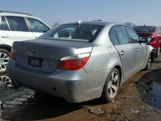 WBANA53545B858314 - 2005 BMW 525 I GRAY photo 4