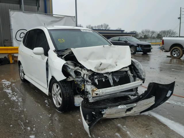 JHMGD38607S055624 - 2007 HONDA FIT S WHITE photo 1