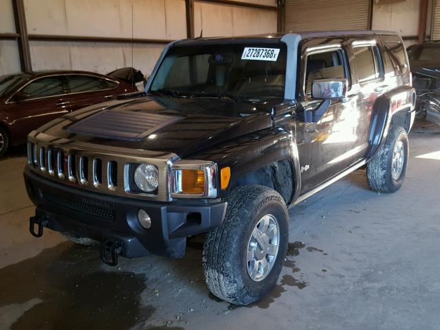 5GTDN136868274610 - 2006 HUMMER H3 BLACK photo 2