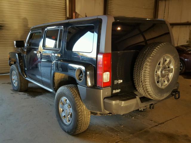 5GTDN136868274610 - 2006 HUMMER H3 BLACK photo 3