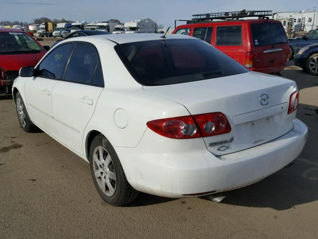 1YVHP80CX55M15693 - 2005 MAZDA 6 I WHITE photo 3