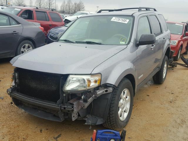 4F2CZ96168KM27075 - 2008 MAZDA TRIBUTE S GRAY photo 2