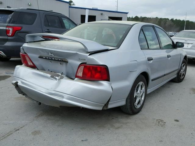 4A3AA36G13E170752 - 2003 MITSUBISHI GALANT DE SILVER photo 4