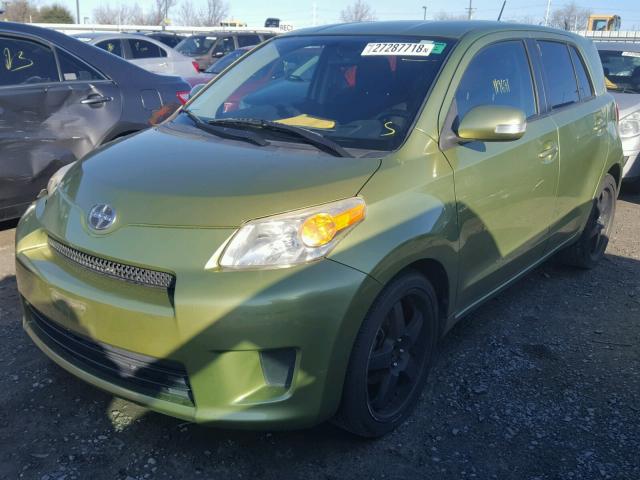 JTKKU10489J050313 - 2009 TOYOTA SCION XD GREEN photo 2