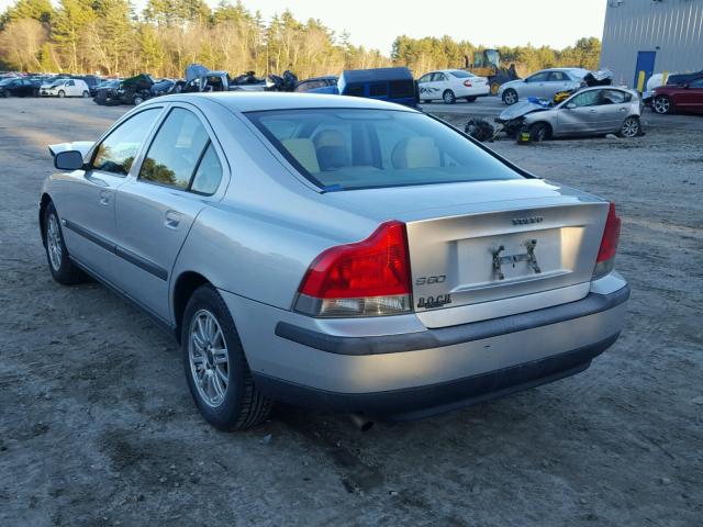 YV1RS64A142409006 - 2004 VOLVO S60 SILVER photo 3