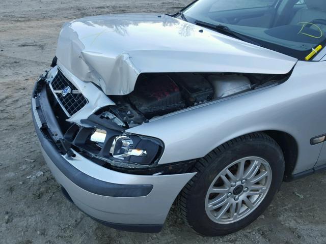 YV1RS64A142409006 - 2004 VOLVO S60 SILVER photo 9
