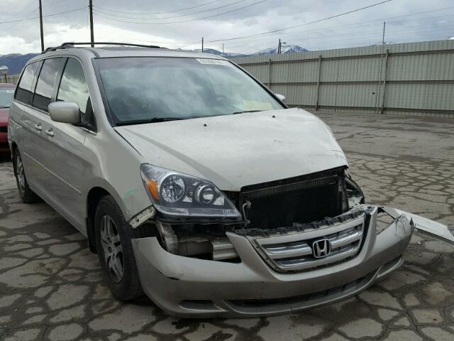 5FNRL38607B400550 - 2007 HONDA ODYSSEY EX SILVER photo 1