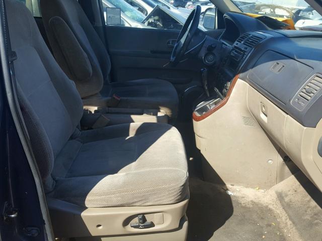 KNDUP131826325891 - 2002 KIA SEDONA EX BLUE photo 5