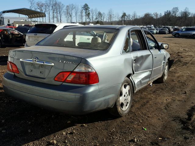 4T1BF28B33U292759 - 2003 TOYOTA AVALON XL GREEN photo 4