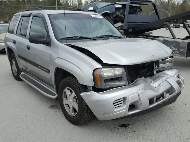 1GNDS13S642387850 - 2004 CHEVROLET TRAILBLAZE SILVER photo 1