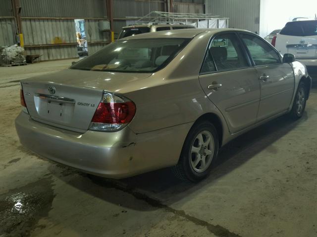 4T1BE30K15U393130 - 2005 TOYOTA CAMRY LE TAN photo 4