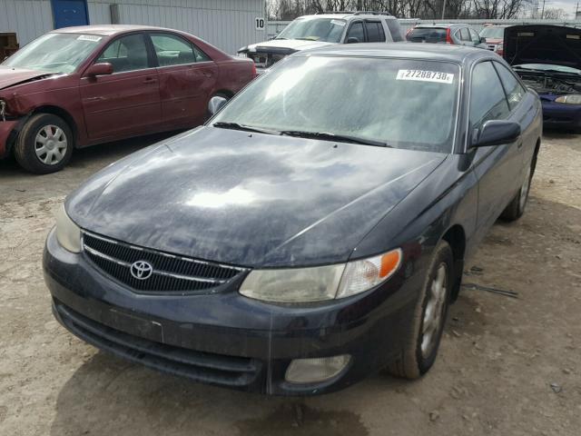 2T1CF22P3YC335871 - 2000 TOYOTA CAMRY SOLA BLACK photo 2