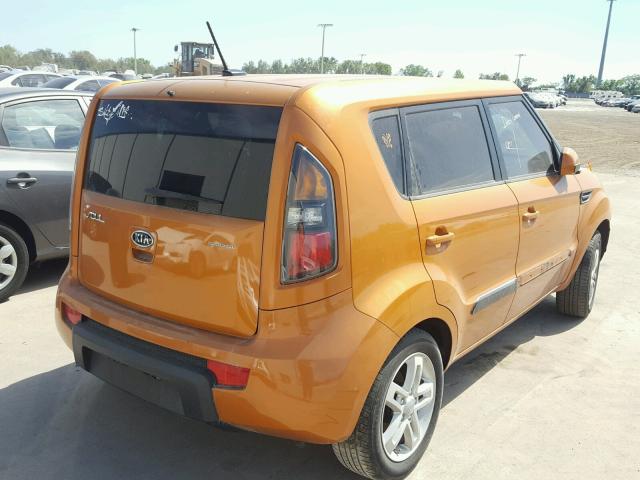 KNDJT2A22B7231550 - 2011 KIA SOUL +/!/S ORANGE photo 4