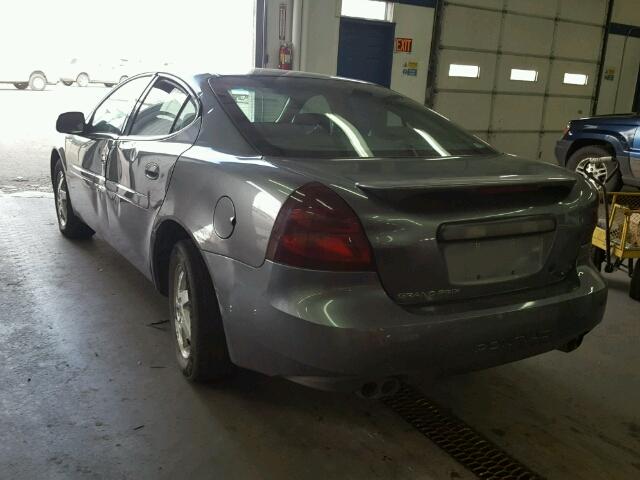 2G2WS522041207602 - 2004 PONTIAC GRAND PRIX GRAY photo 3