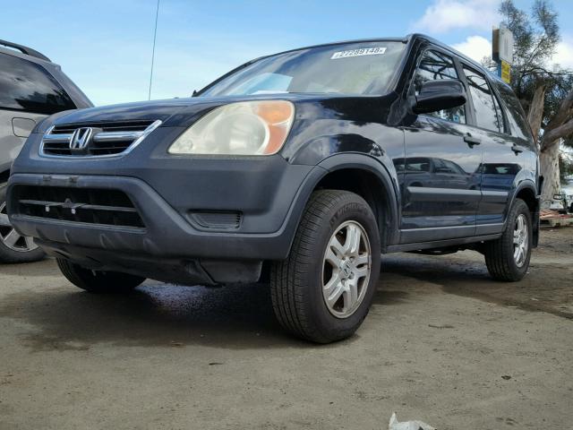 SHSRD78854U253345 - 2004 HONDA CR-V EX BLACK photo 2