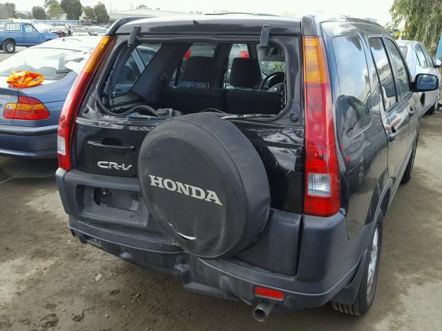 SHSRD78854U253345 - 2004 HONDA CR-V EX BLACK photo 4