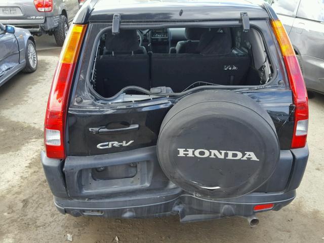 SHSRD78854U253345 - 2004 HONDA CR-V EX BLACK photo 9