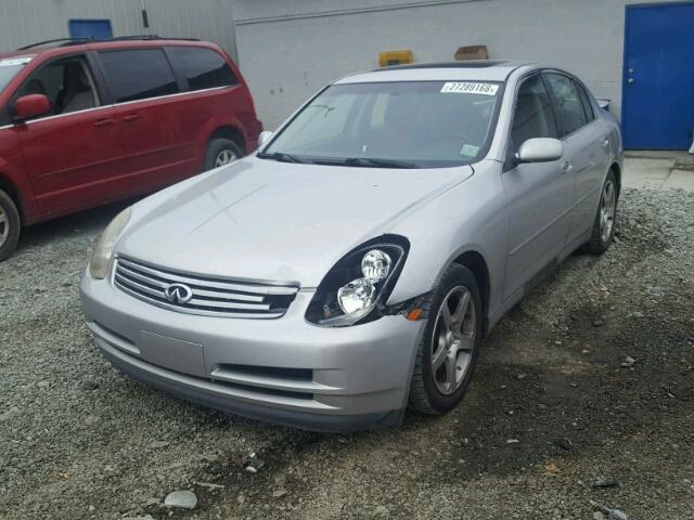 JNKCV51E14M617281 - 2004 INFINITI G35 SILVER photo 2