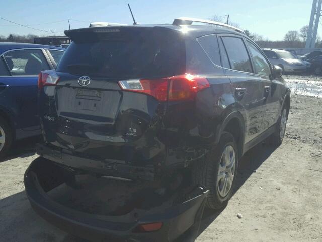 2T3BFREV1DW110444 - 2013 TOYOTA RAV4 LE BLACK photo 4