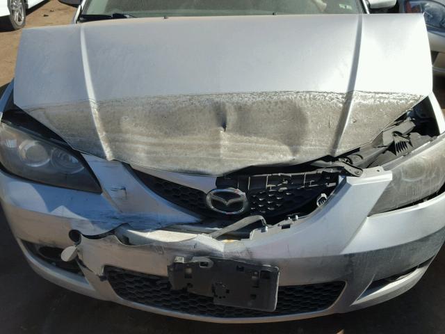 JM1BK32F391238437 - 2009 MAZDA 3 I SILVER photo 7