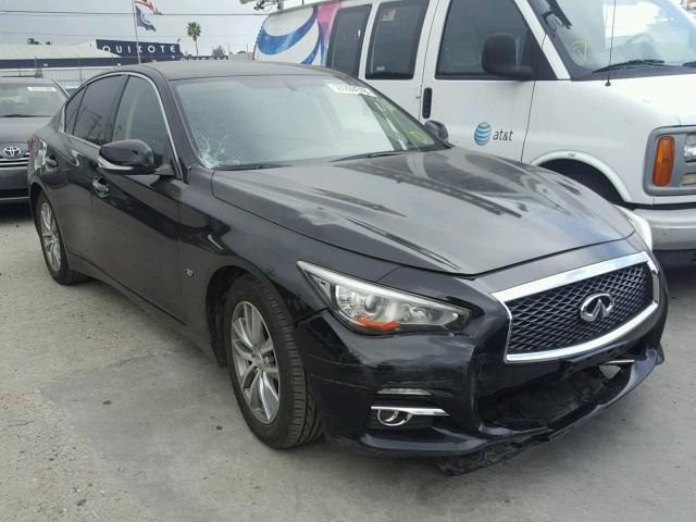 JN1BV7AP3FM350290 - 2015 INFINITI Q50 BASE BLACK photo 1